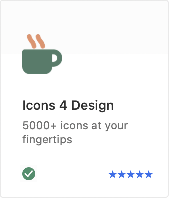 フリーアイコンの検索・挿入できる「Icons 4 Design」