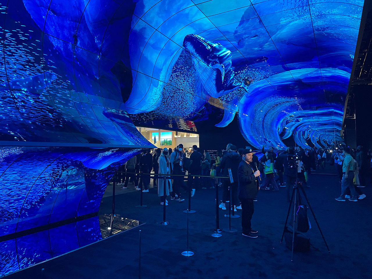 CES2023 - LG 3D Video Wall