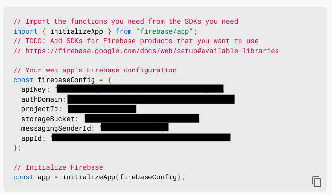 Firebaseのコンソール - 3
